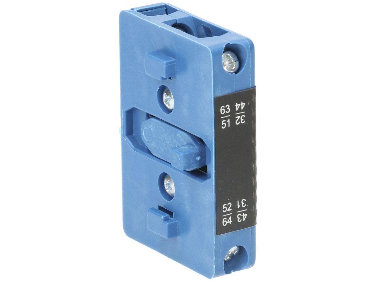 Hilfskontakt K&N, 1S/1Ö 10A, für Bauform VE und Gehäuse zu KG41…KG64