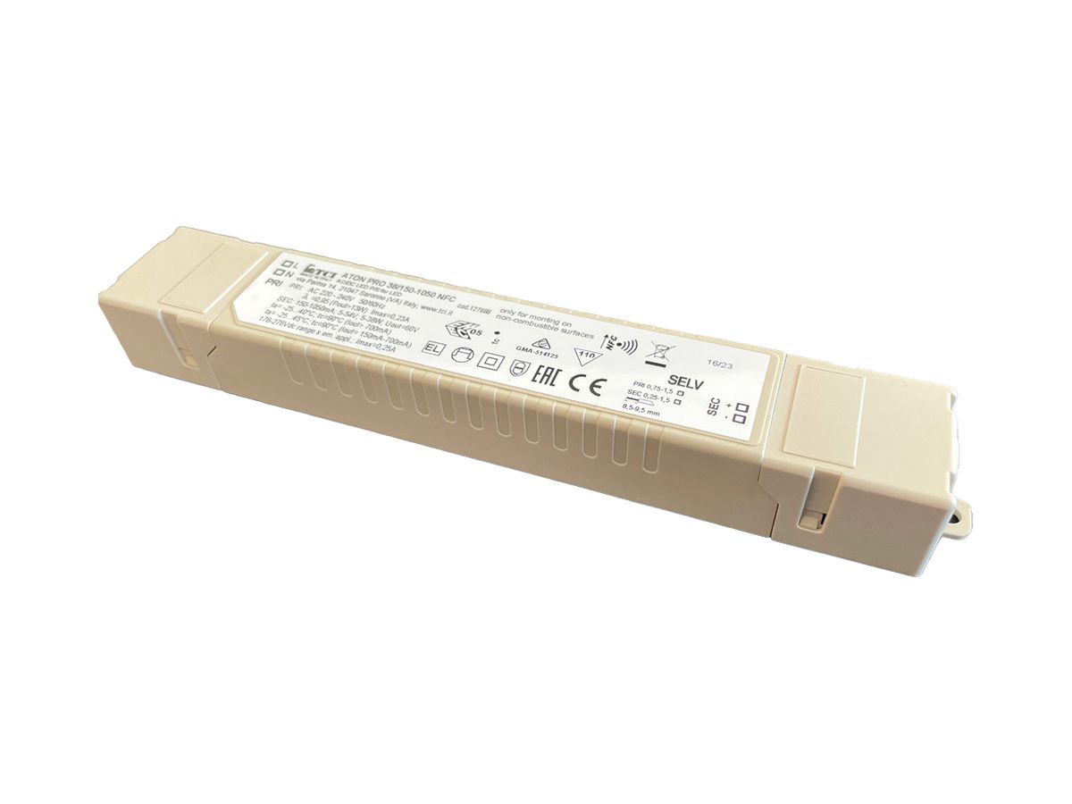 LED-Betriebsgerät Elektrogros ATON PRO 38/150-1050 NFC 5…38W 10…54V 150…1050mA
