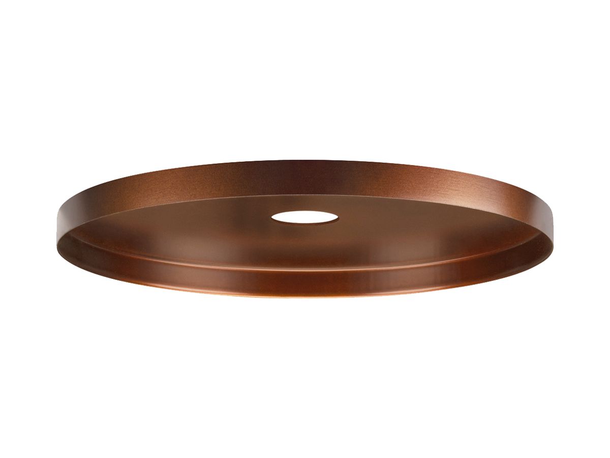 Leuchtenschirm SLV LALU PLATE Stahl Ø220×15mm Bronze unifarbig