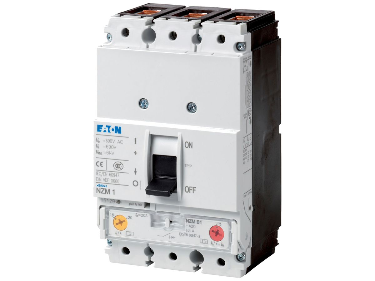 Leistungsschalter Eaton NZMN1-A32 3P 25…32A 350A Rahmenklemme IP20