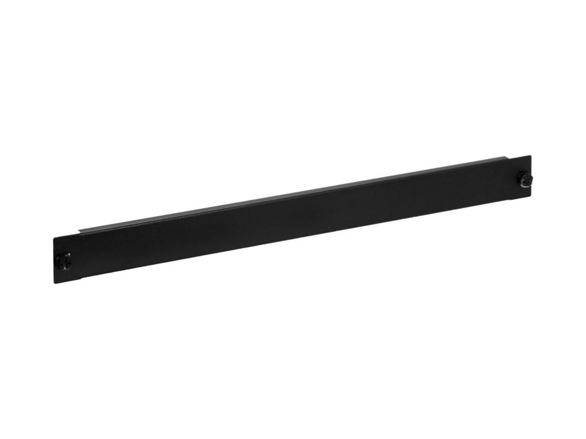 Blindplatte 19" R&M Click, 1HE, schwarz, RAL9005