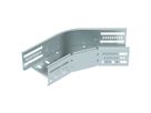 Bogen BET RB 45° 60×100mm Stahl bandverzinkt