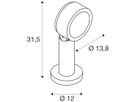 LED-Pollerleuchte SLV ESKINA POLE 30 14.5W 3000/4000K 1000lm IP65 anthrazit