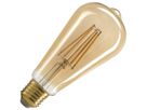 LED-Lampe SLV ST64 E27 7.5W 700lm 2500K vergoldet DIM
