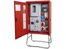 Anschlussverteilerschrank Demelectric 63A 44kVA NH00 IP44 rot