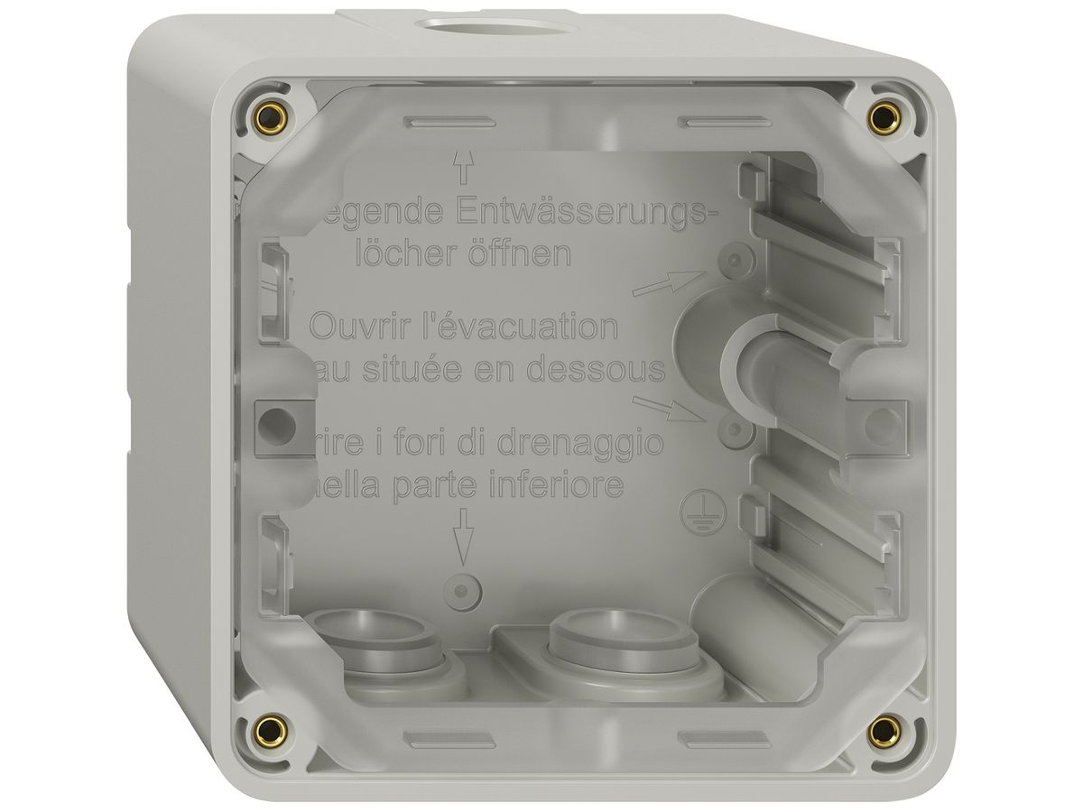 AP-Gehäuse NEVO SNAPFIX® 1× 87×87×54mm lgu