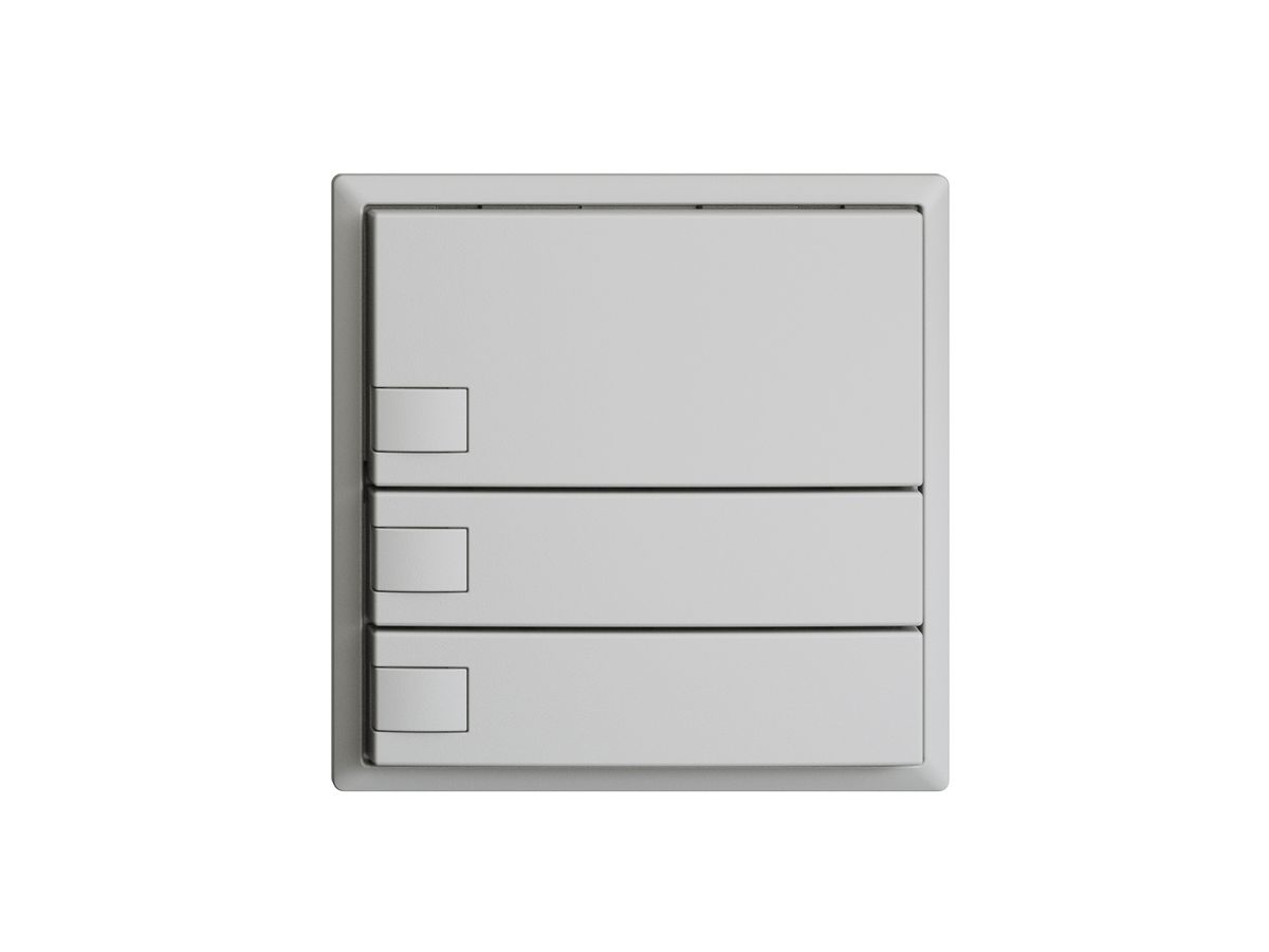 KNX-Taster RGB EDUE, 250mW, o.LED, 3×Taste, 1×Tastenb., hgu
