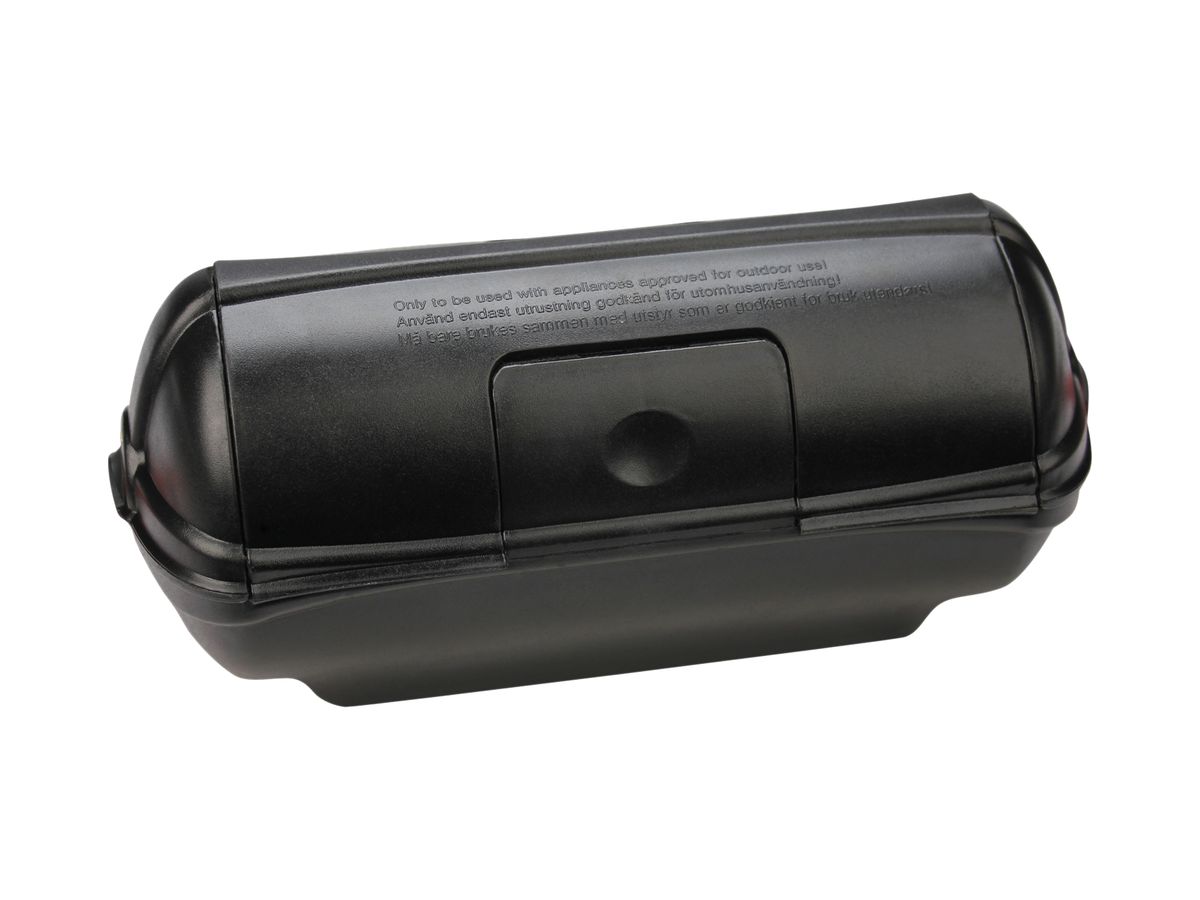 Schutzdose GardenLine für Kabel Ø 6…12mm schwarz IP44