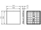 LED-Panelleuchte CoreLine UGR 31W 4300lm 830/835/840 IP20/44 DALI 595×595 ws