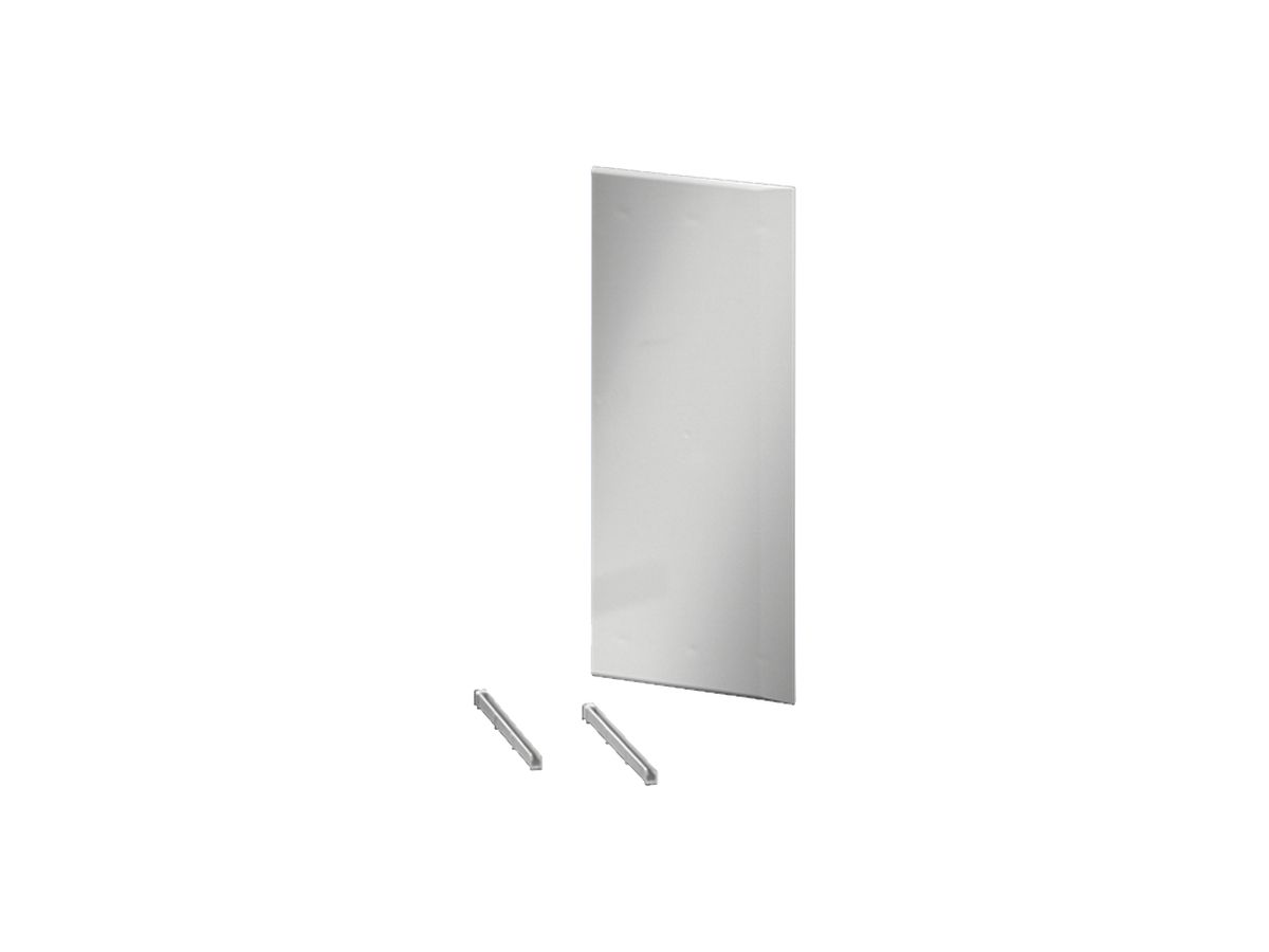 Verschlussplatte grau 270mm für Apparategehäuse Enystar