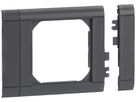 Rahmenblende tehalit CH modular halogenfrei, 80mm, schwarz