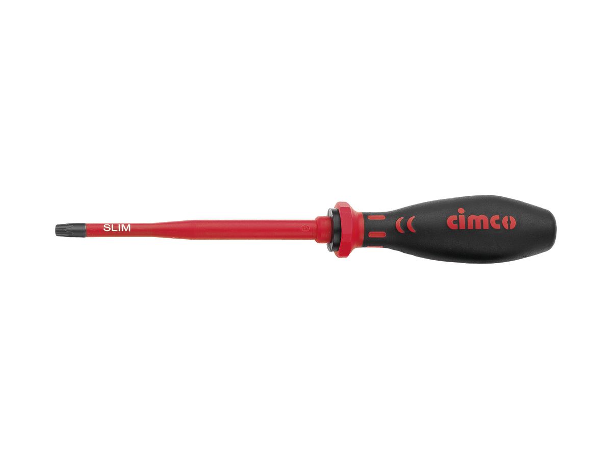 Schraubenzieher Torx CIMCO SLIM, T30×100mm, VDE, 10 000V
