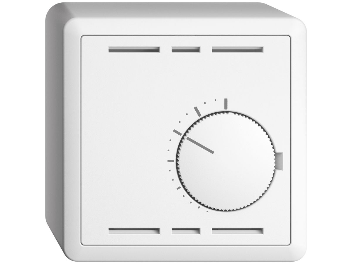 AP-Raumthermostat EDIZIOdue weiss ohne Schalter