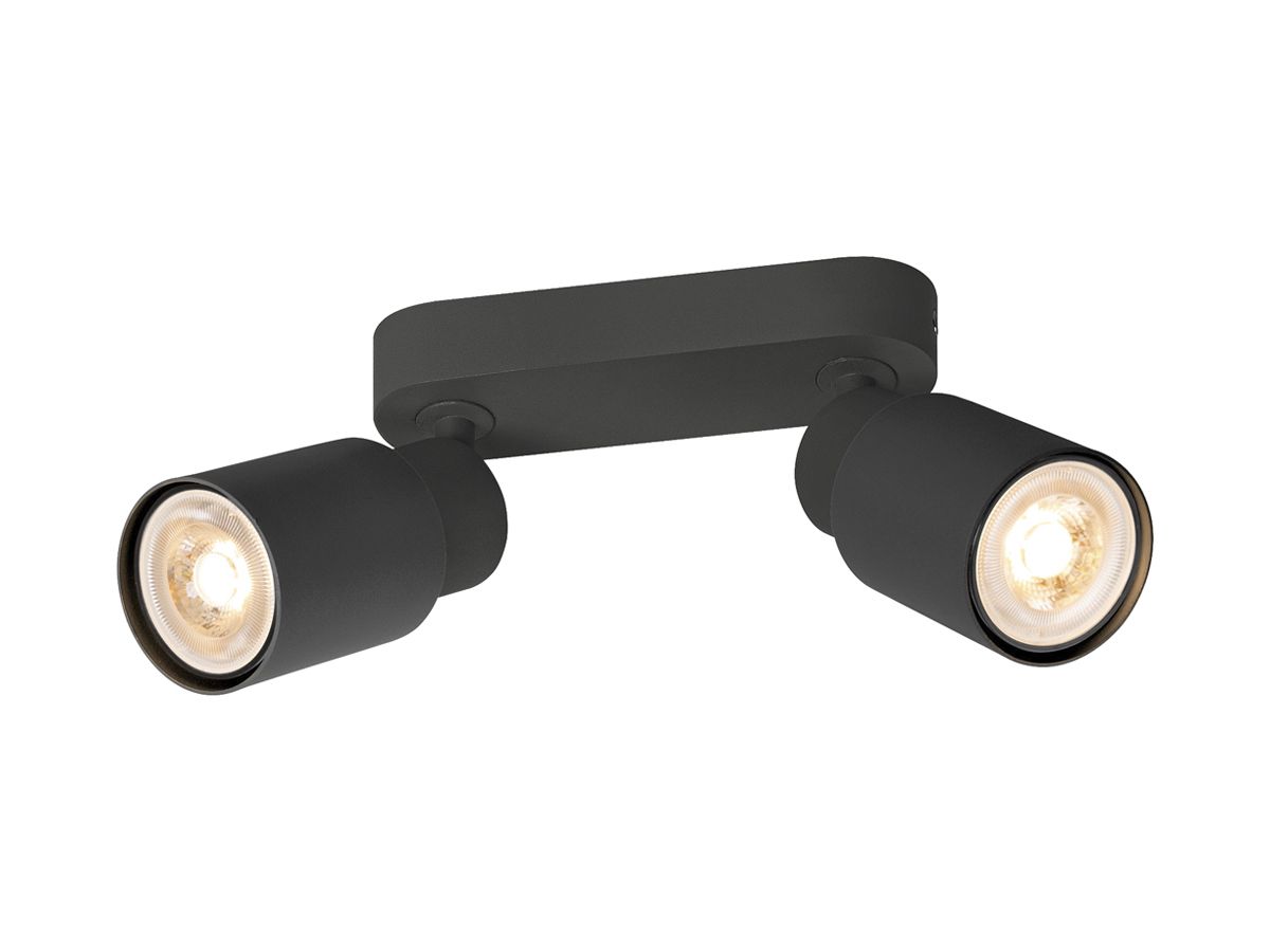 Spot SLV PURI 2.0 Tube CW GU10 2×6W DIM 150×42×138mm schwarz