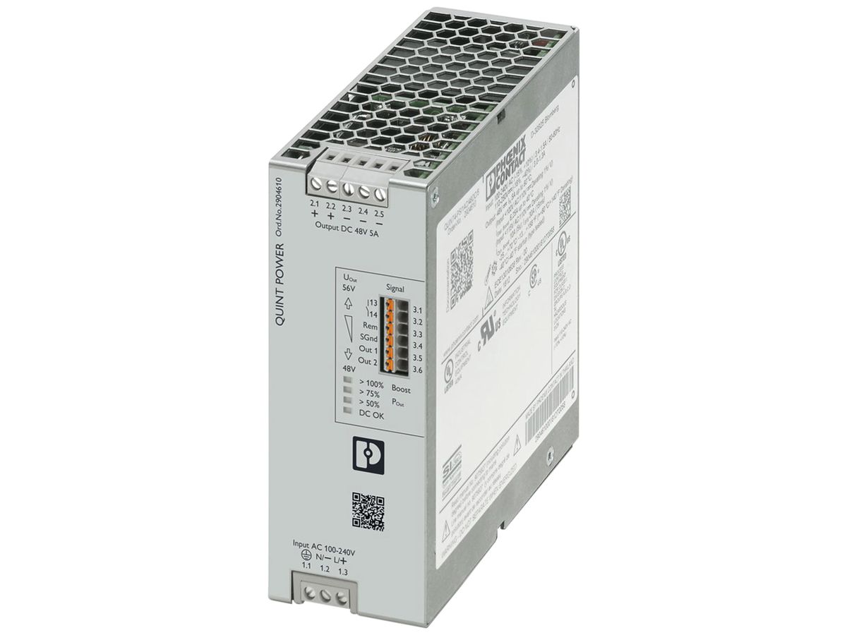 EB-Schaltnetzgerät PX QUINT POWER 100…240V 110…350V 48V 5A 240W