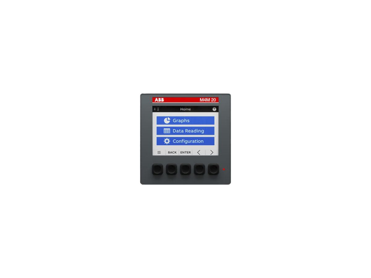 EB-Netzanalysemessgerät ABB M4M 20-M Modbus, ModbusRTU/RS-485, BT, 2DO, MID
