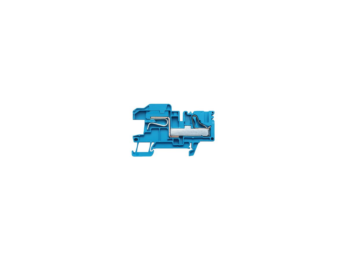 Neutralleiter-Reihenklemme Weidmüller PNT PUSH IN 10mm² TS35 blau