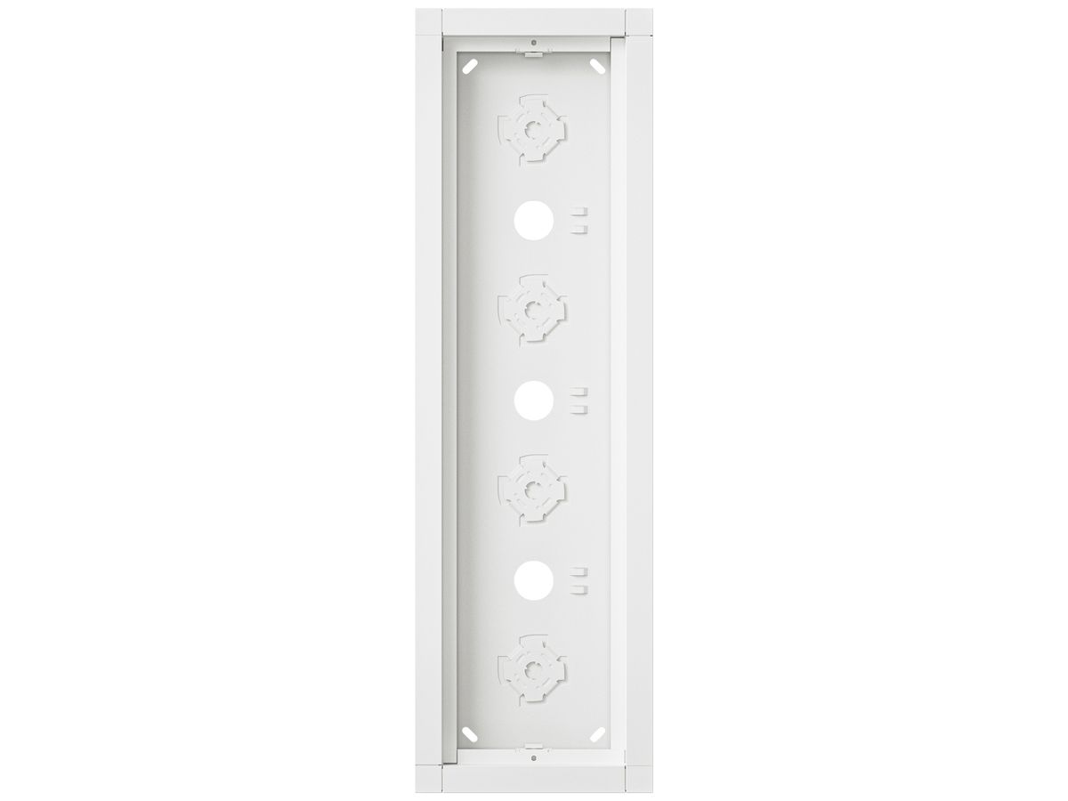 AP-Gehäuse Siedle 4× 132×432×36.5mm weiss