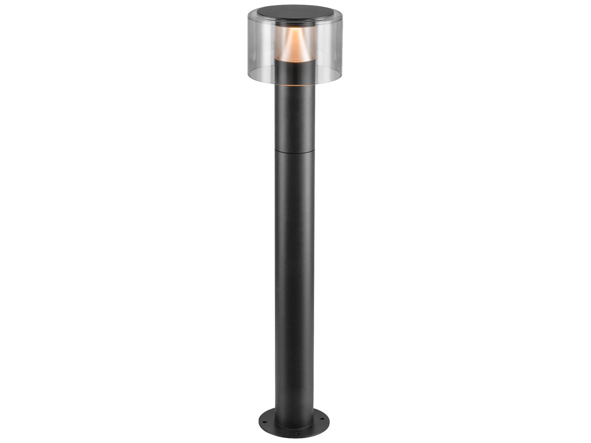 LED-Pollerleuchte SLV TAHA 10W 450lm 2200…2700K IP65 Ø150×702mm schwarz