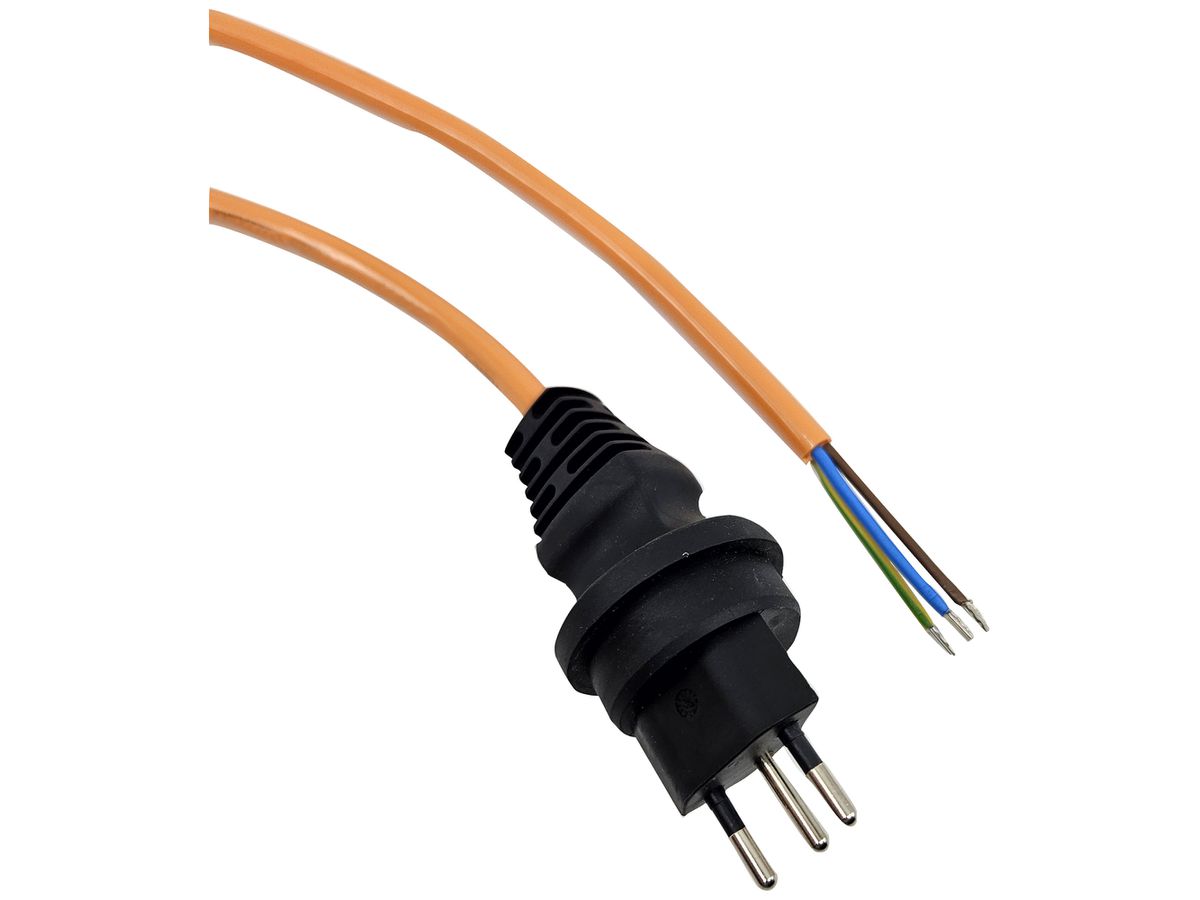 Verlängerungskabel ELBRO IP55 T13/Aderendhülse 10A 230V 3×1.5mm² 5m orange