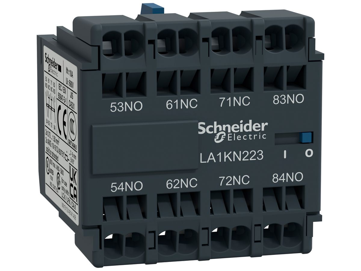 Drehantriebsset TeSys 2NO 2NC 10A Federzuganschluss