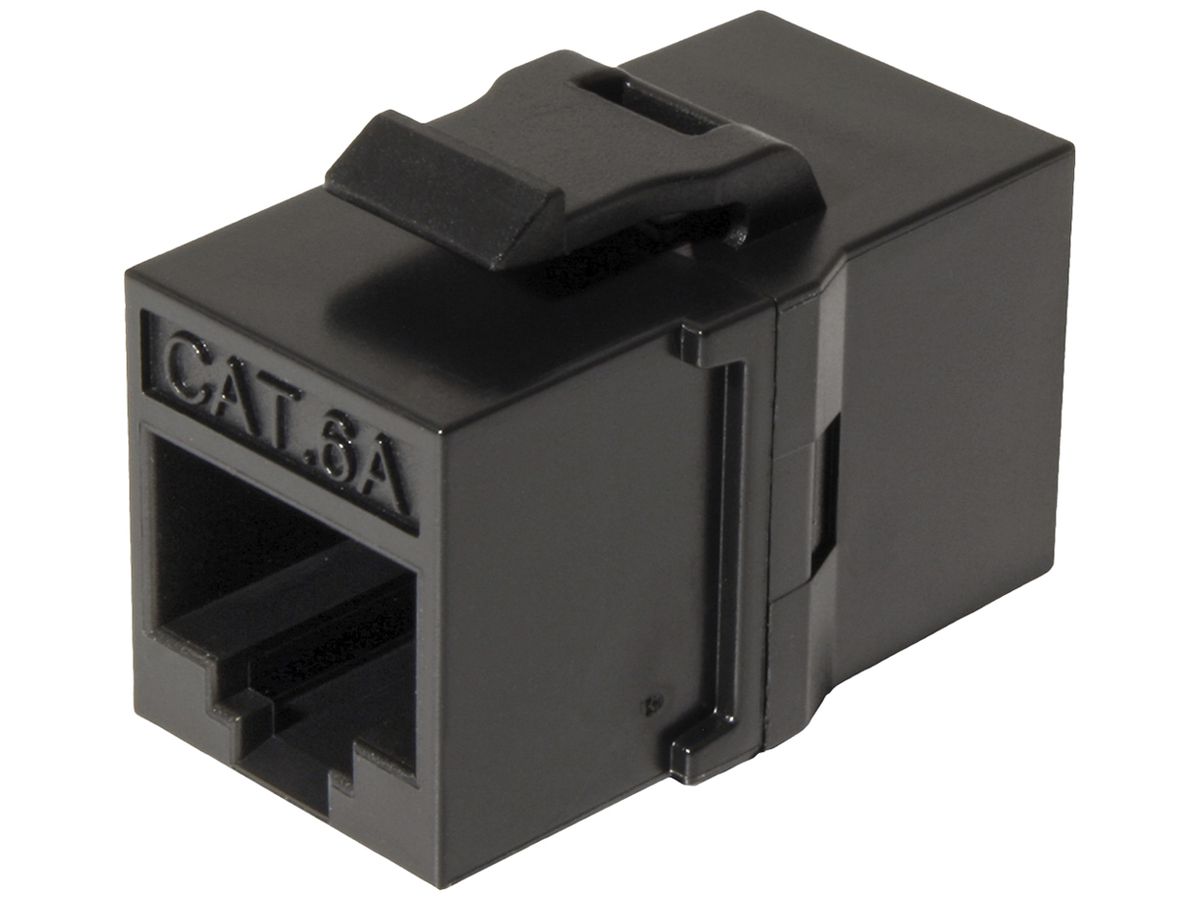 Kupplungsmodul ROLINE RJ45/RJ45 Kat.6/u Keystone schwarz