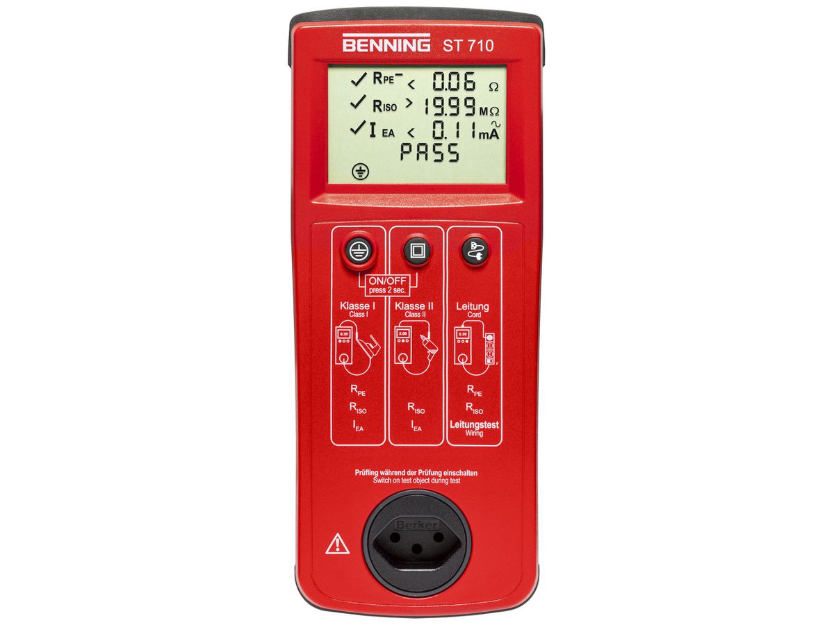 Gerätetester Benning ST 710 500VUC 200mA 0.5…20MΩ