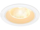 EB-LED-Deckenleuchte SLV NUMINOS L 17W 2500lm 3000K NB DALI DIM Ø130×85mm ws