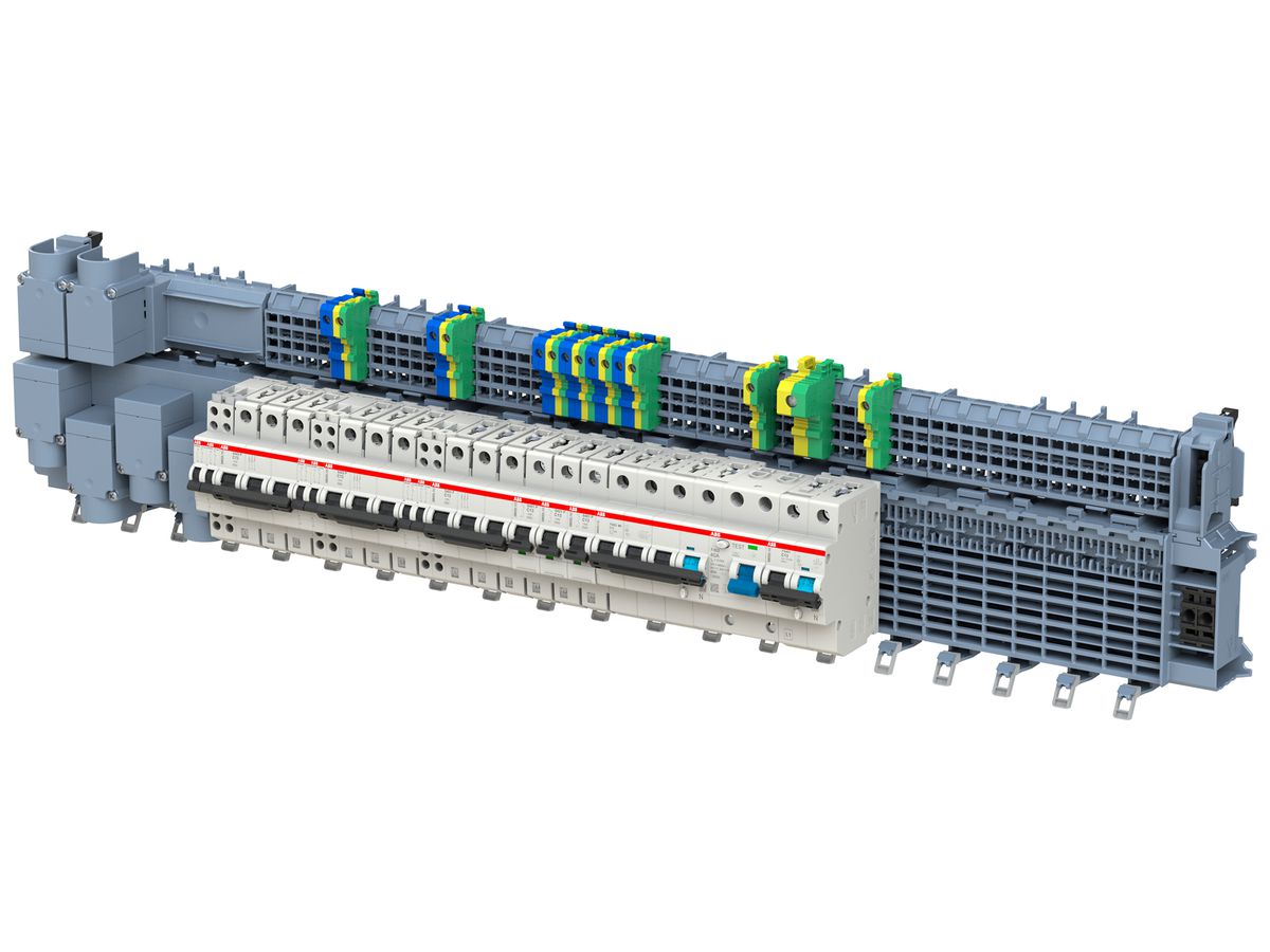 Stecksockel SMISSLINE TP Power Bar System 250A, 8 Module