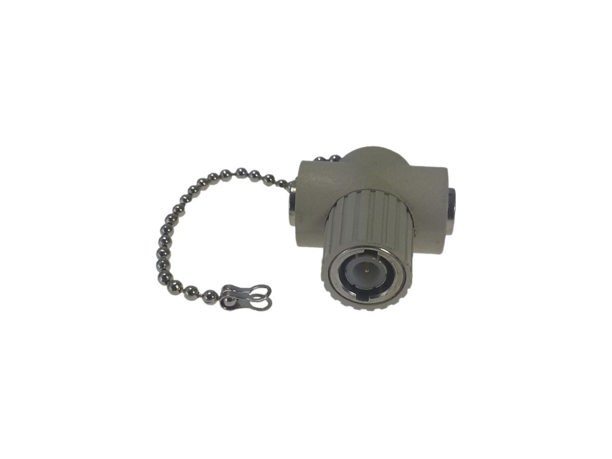 T-Stecker BNC B-715 mit Auslass 50 Ohm