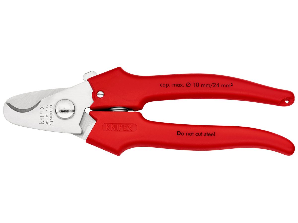 Kabelschere KNIPEX für Ø10mm max 165mm