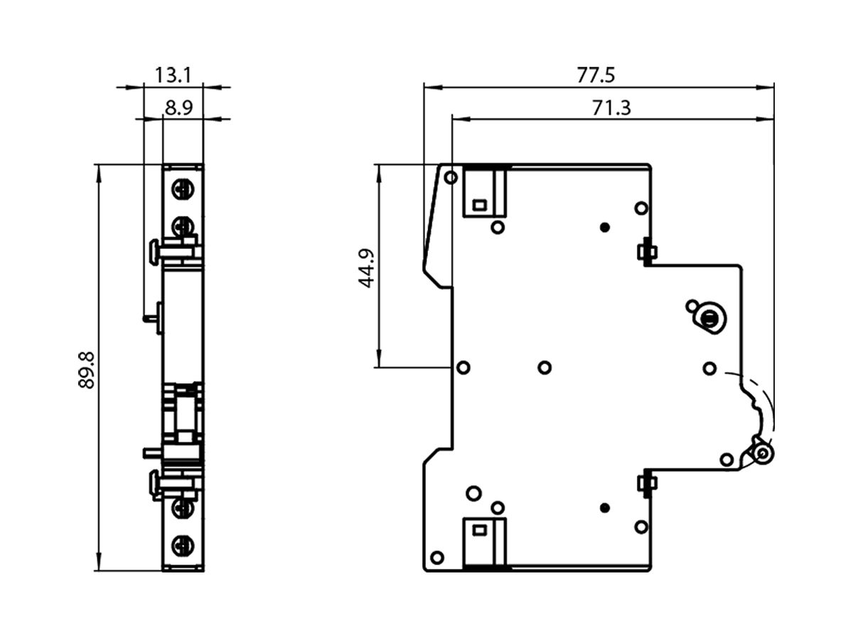 Hilfsschalter Siemens SENTRON 5ST3 für 5SL/5SY/5SP/5TL1/5SU1/5SV, 2S