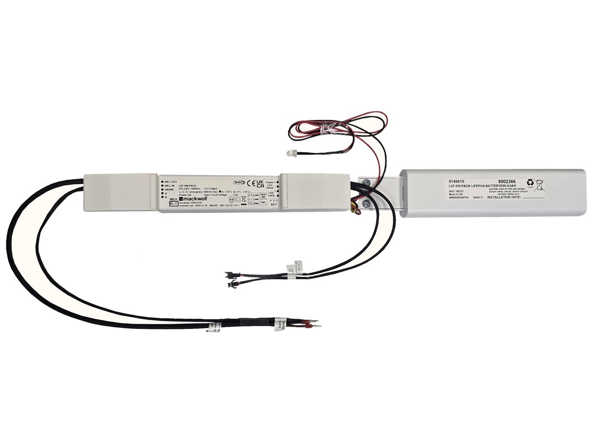 Notlicht-Set Sylvania LifeSave MT RC 3W LED 3h Prüftaste