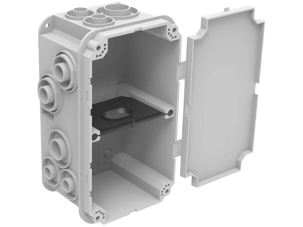 UP-Einlasskasten Spotbox UP2, 2×1, grau