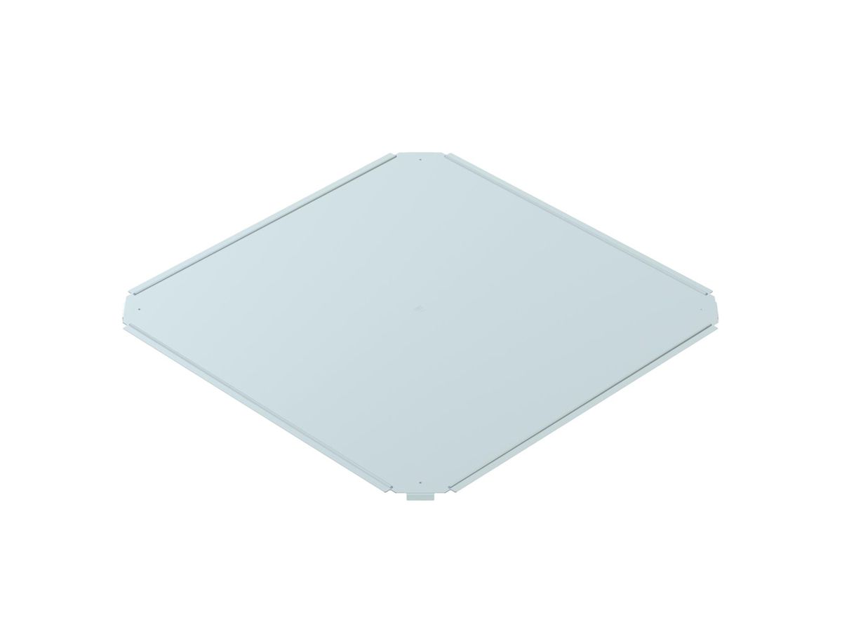 Deckel BET RKD zu Kreuzstück 600mm Stahl bandverzinkt Zink-Aluminium