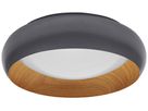 LED-Deckenleuchte LEDVANCE Orbis Livia 16W 750lm 830 Ø300×95mm grau/Holz