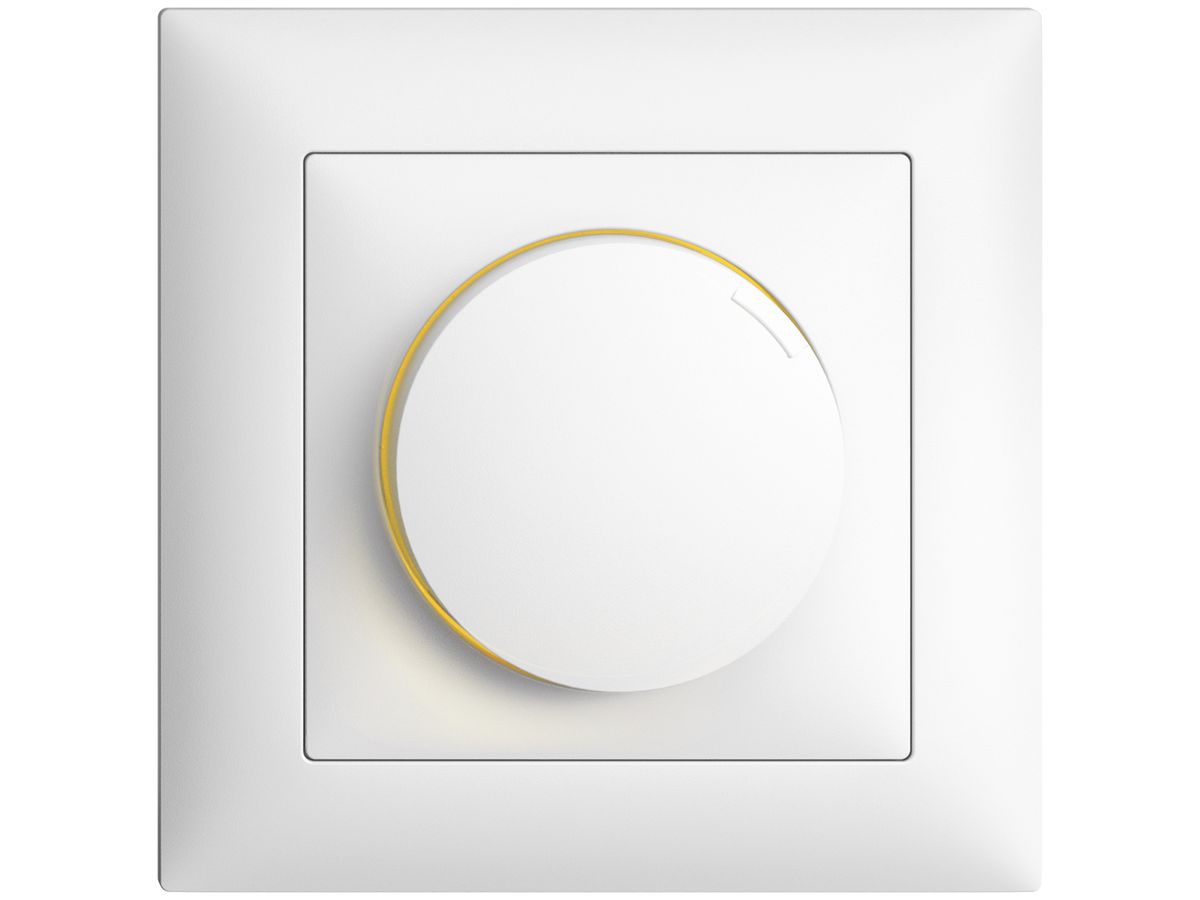 UP-LED-Universal-Drehdimmer EDIZIOdue FMI, 4…200W/400W/VA weiss, LEDgb