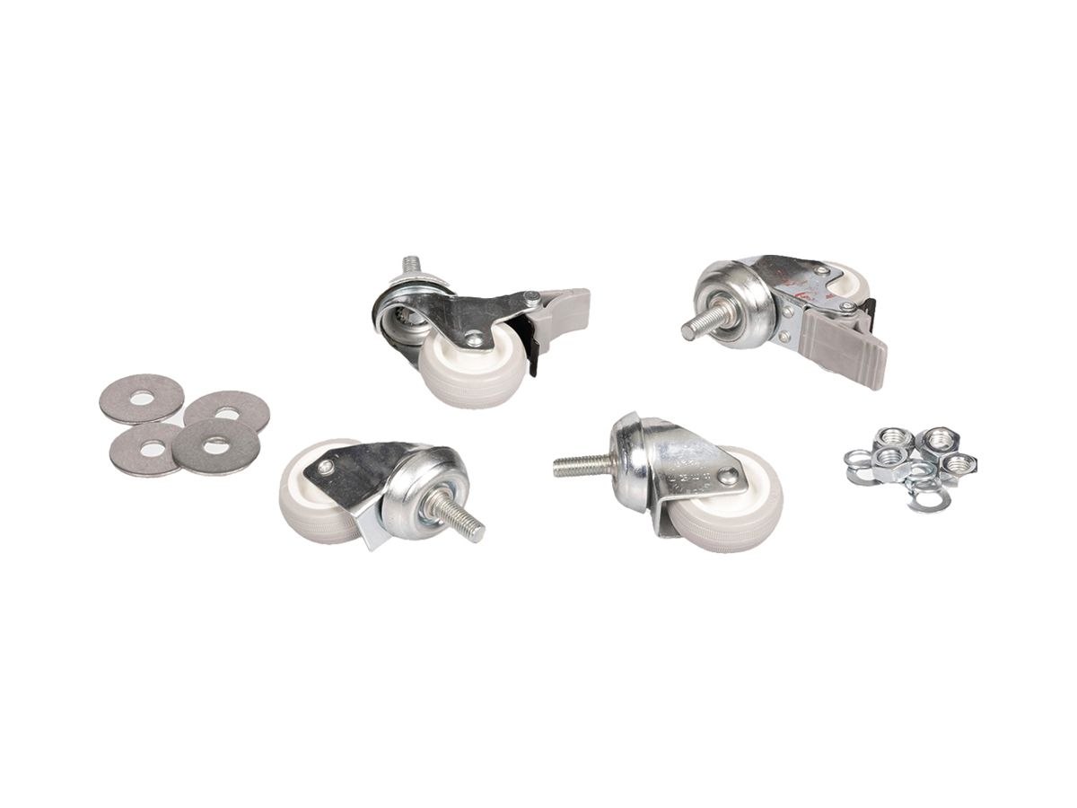 Transportrolle ROLINE Pro 30×60×30mm Aluminium 4 Stück