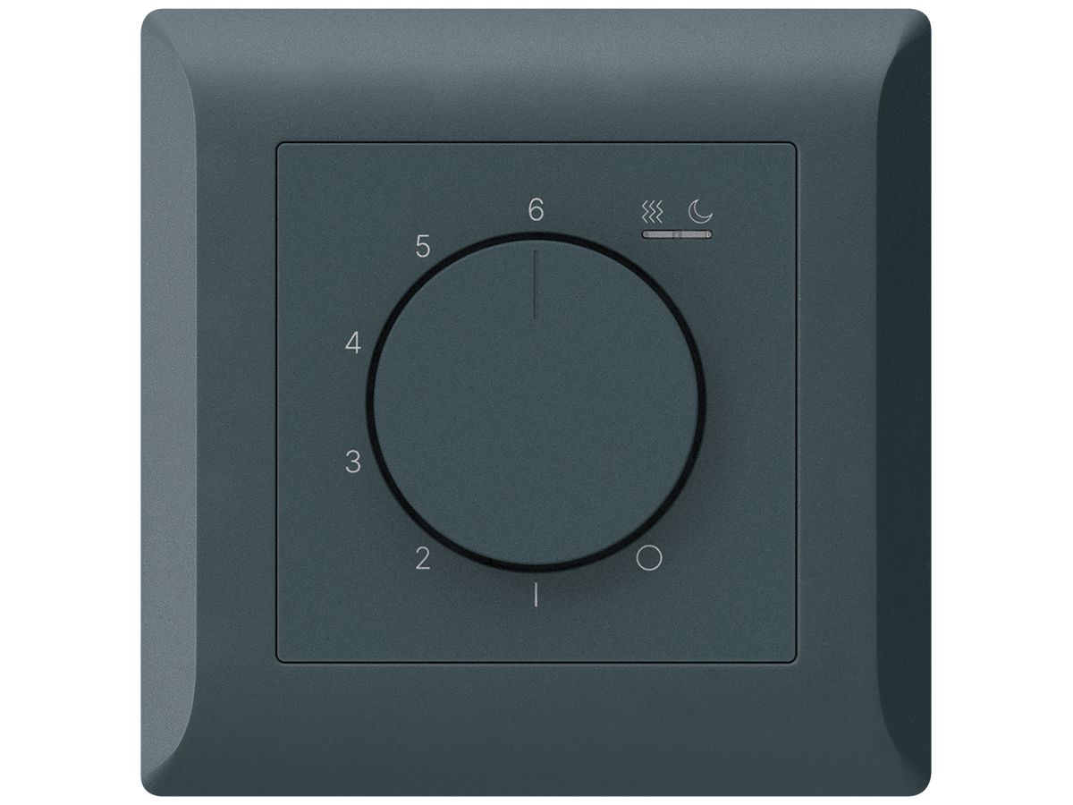 UP-Raumthermostat kallysto.line An/Aus 230VAC 4A 92×92mm anthrazit