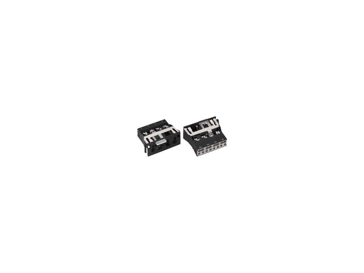 Stecker WAGO 4L PE 2×0.5…4 weiss