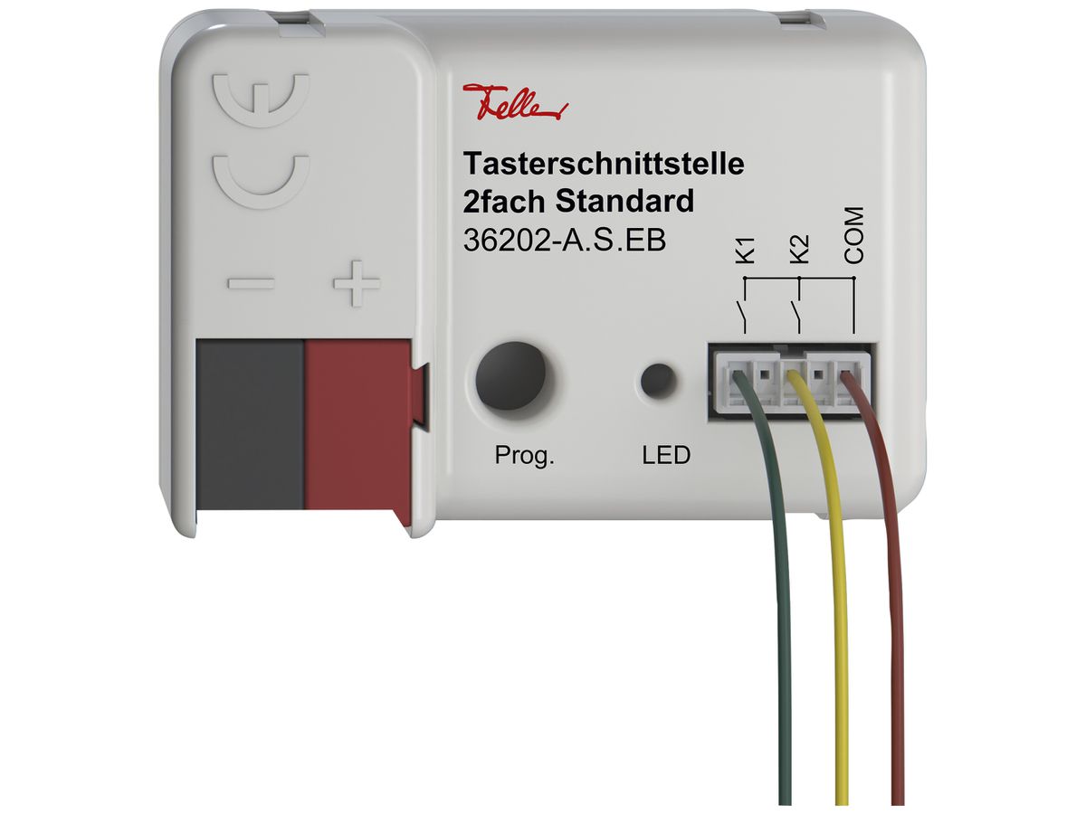 Tasterschnittstelle Feller Standard KNX Secure 2× 44×29×16mm IP20