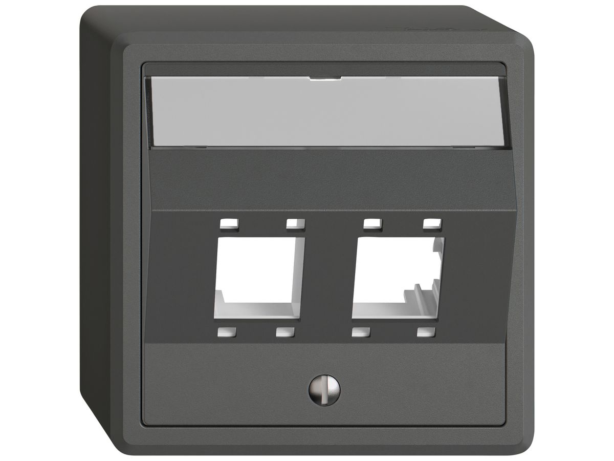 AP-Montageset EDIZIO.liv SNAPFIX® für freenet Kat.5e/6 2× dgu