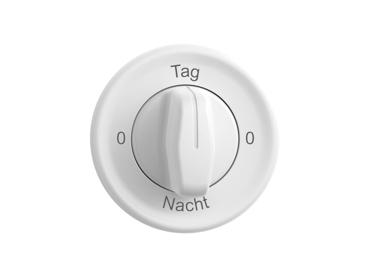 Montageset STANDARDdue SNAPFIX® f.Drehschalter m.Griff 0-Tag-0-Nacht ws