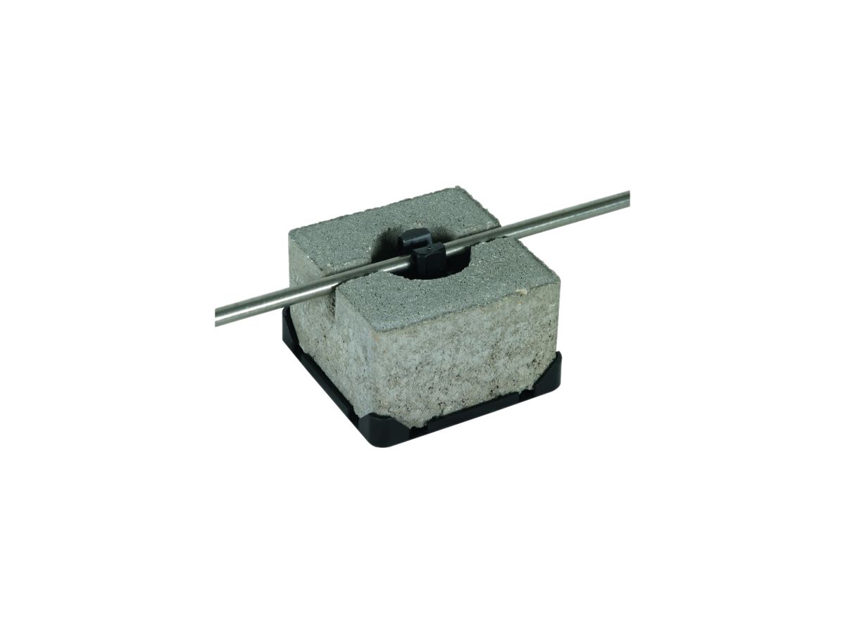 Dachleitungshalter Elvatec/DEHN FB, Ø8mm, Beton, 1kg