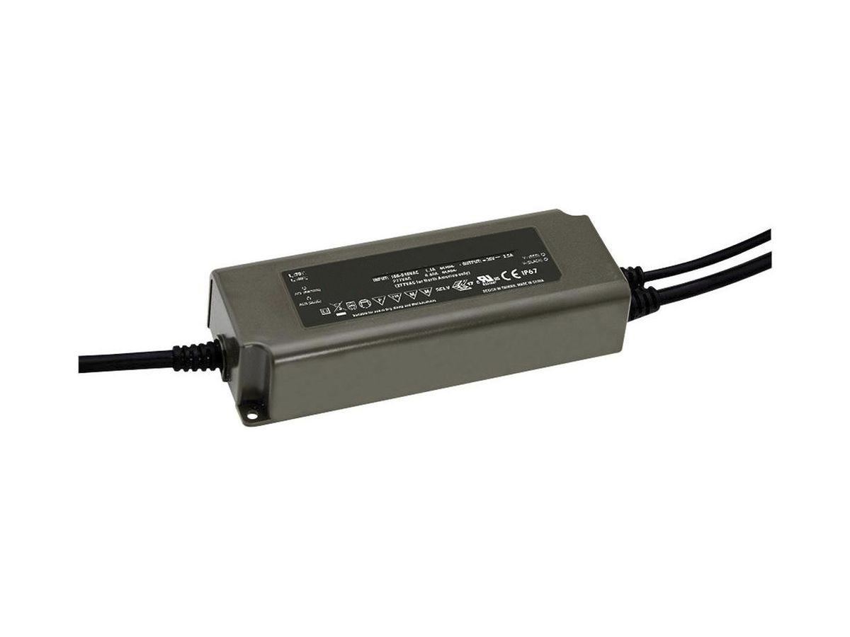 Netzteil DOTLUX, für LED Streifen, 120W, 24VDC, 5A, 191×63×38mm, 0…10V, IP67