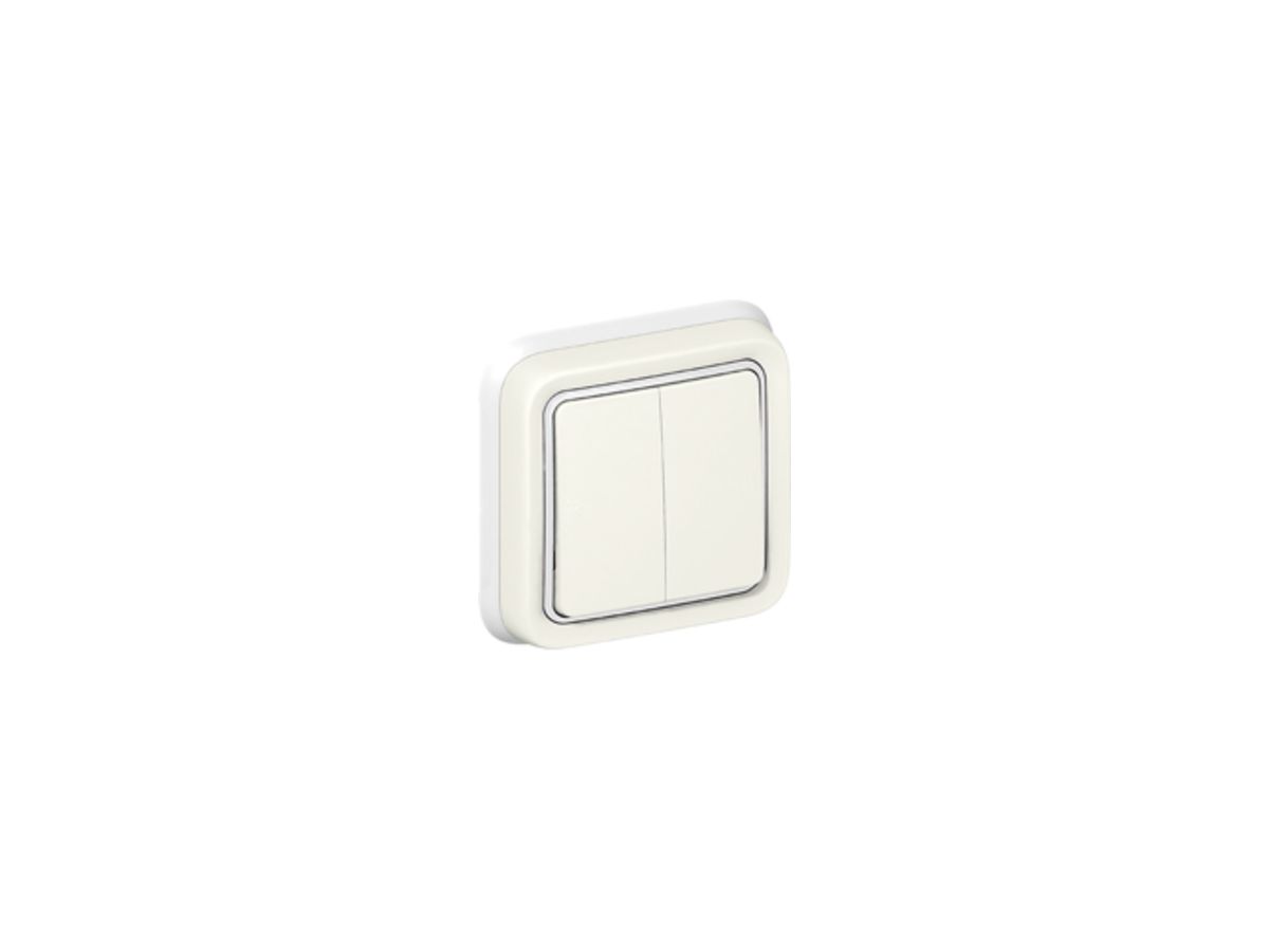 UP-Wippschalter PLEXO 1/3+3/1L weiss