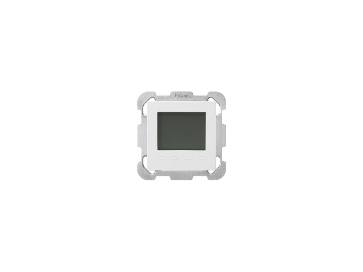 UP-Raumthermostat Hager kallysto B mit Display ultraweiss