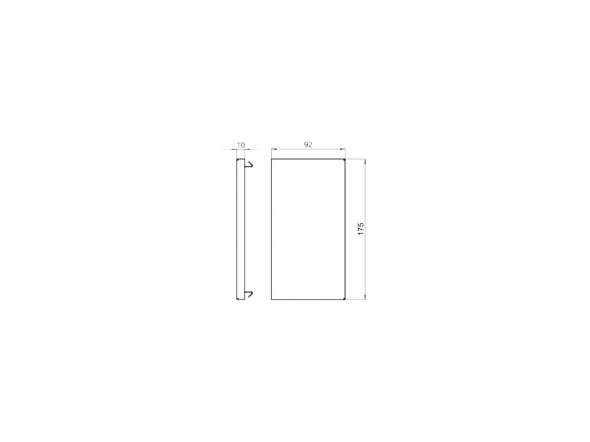 Endstück Bettermann GS-E90170 reinweiss