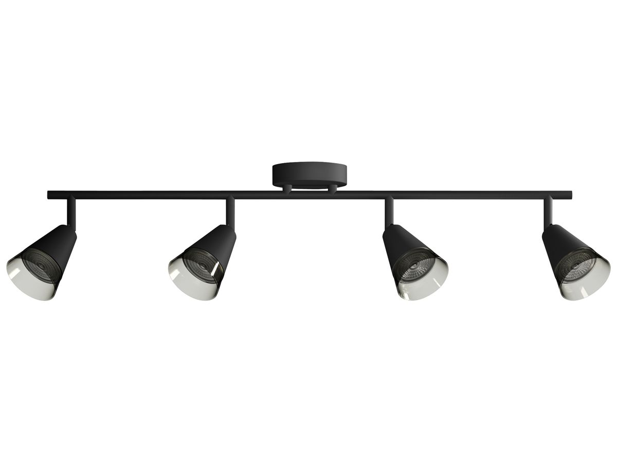 Spot Philips Cleft GU10 4×5W 694×152mm schwarz