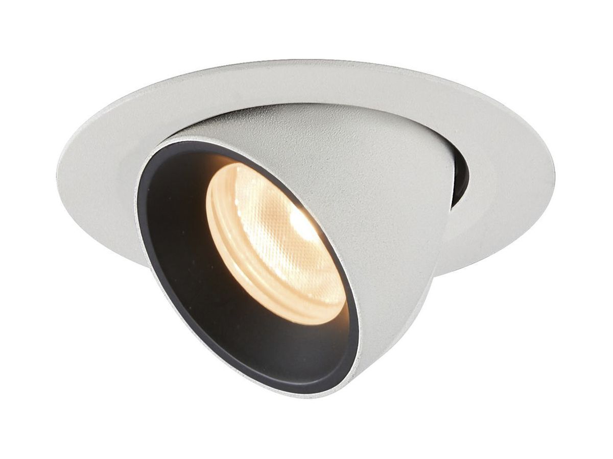EB-LED-Downlight SLV NUMINOS GIMBLE XS, 7W 200mA 620lm 2700K 40° ws/sz